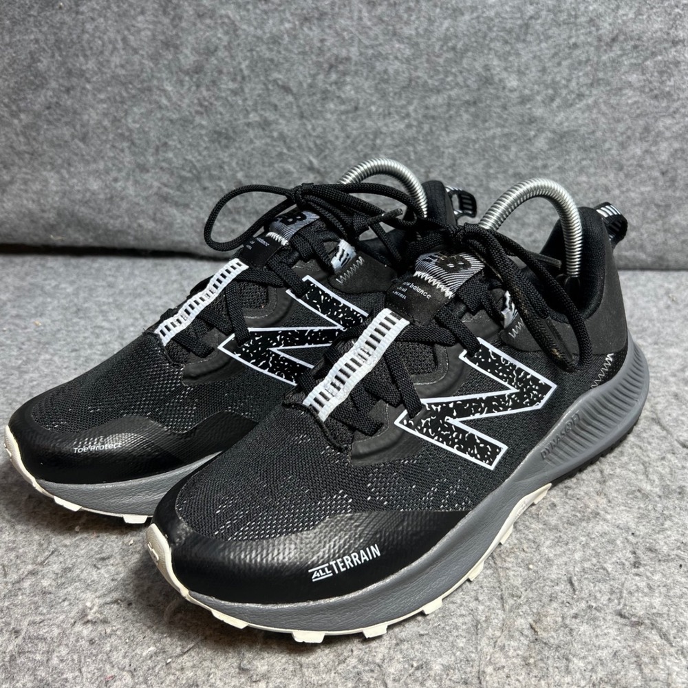 New Balance Nitrel v4 Trail Running Shoes Black Grey WTNTRCK4 Womens Size 9
